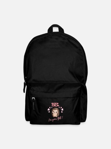 KEEP CALM IM YOUR GIFT - - Sac à dos - noir