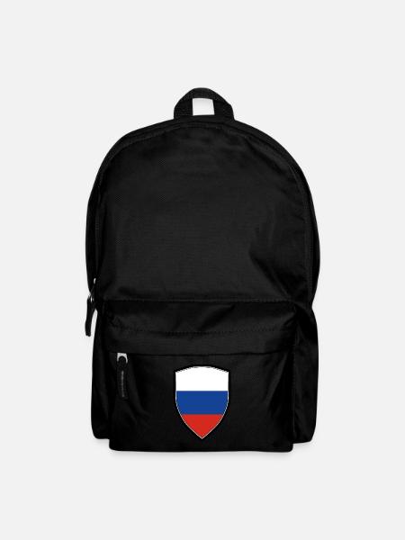 RUSSLAND WAPPEN FAHNE - Rucksack - Schwarz