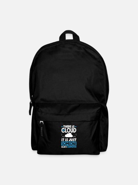 There Is No Cloud It Is Someone Else's PC Network - Rucksack - Schwarz
