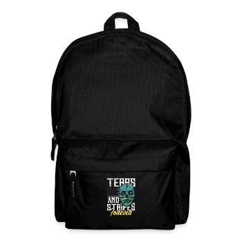 Emoticon Emo Tears and Stripes Forever Emocore - Rucksack - Schwarz - Vorne