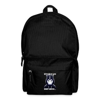 I can also be a sarcastic unicorn lover - Backpack - black - Front