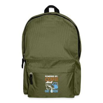 Emergency Chocolate Bar Humorous Stress-Relief - Backpack - olive green - Front
