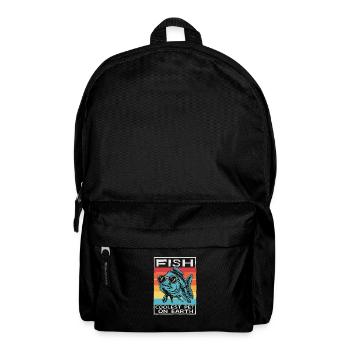 Fish Coolest Pet On Earth Retro Sunglasses Funny - Rucksack - Schwarz - Vorne
