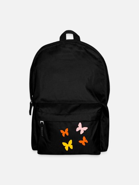 Schmetterling - Rucksack - Schwarz