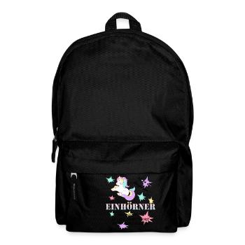 Die Königin der Einhörner! - Rucksack - Schwarz - Vorne
