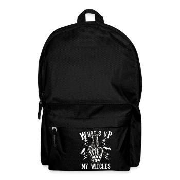Halloween Shirt - Whats up my witches - Rucksack - Schwarz - Vorne
