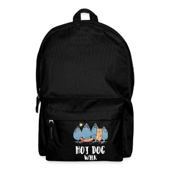 Hot dog drôle naissance drôle cadeau chemise drôle - Sac à dos - noir - Devant