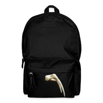 Skull of a walrus - Backpack - black - Front