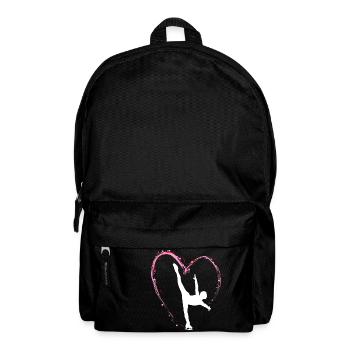 Figure skating Ice skating Ice dance figures - Backpack - black - Front