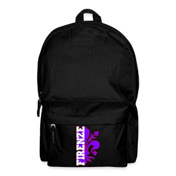 Logo Firenze più giglio - Backpack - black - Front