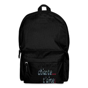 Je t'aime - Sac à dos - noir - Devant