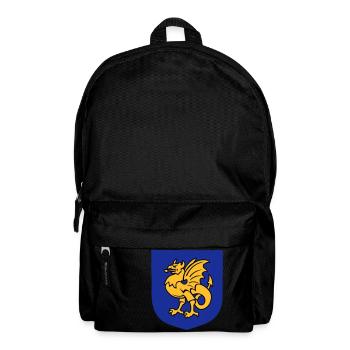 Fantasy-Kreatur Greif Zeichnung Bornholm - Rucksack - Schwarz - Vorne