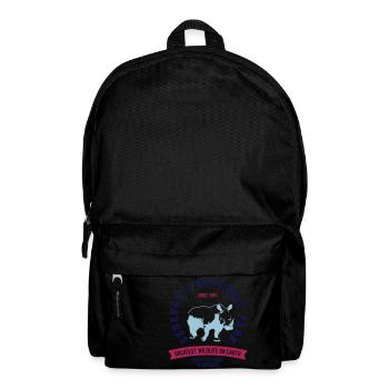 SERENGETI NATURAL PARK - RHINO - Rucksack - Schwarz - Vorne