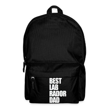 Best Labrador Dad Dog Funny Quotes - Rucksack - Schwarz - Vorne