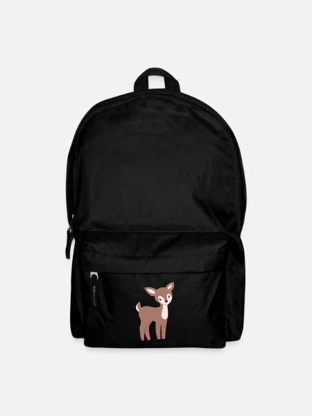 Süßes Rehkitz Bambi - Rucksack - Schwarz