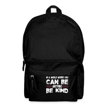 cool statement quote present humor - Backpack - black - Front