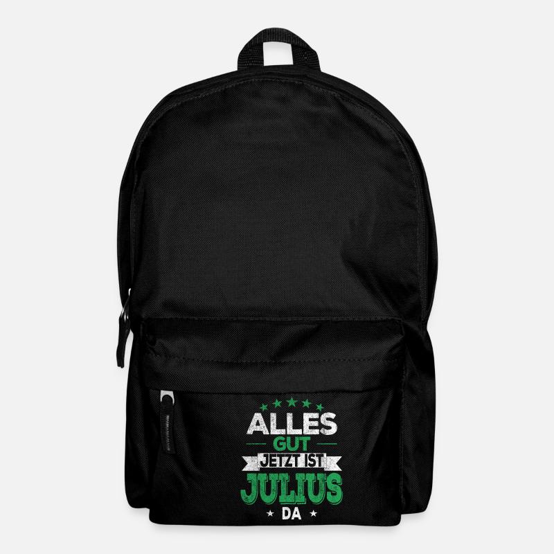 Alles gut jetzt ist Julius da - Rucksack - Schwarz