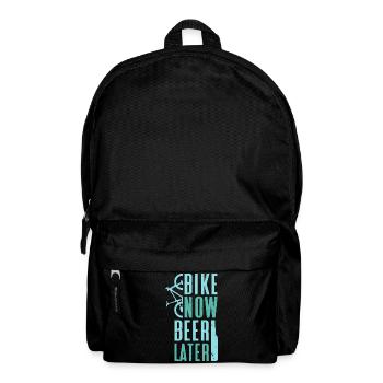 vélo maintenant bière plus tard - Mountainbike - Sac à dos - noir - Devant