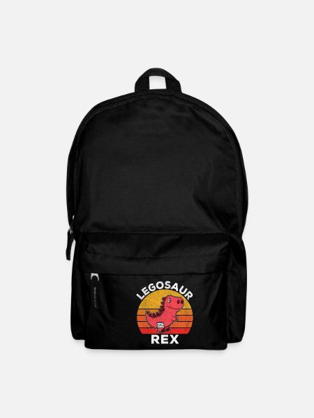 Dinosaure Jambe cassée Bonne récupération T Rex - Sac à dos - noir