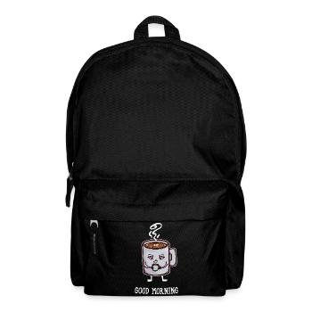 Coffee lovers Breakfast Coffee Drink saying - Backpack - black - Front