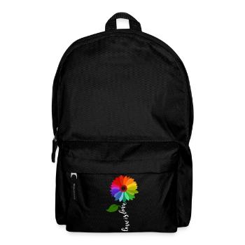 LGBT Rainbow Gay Pride Homo Lesbian Gay - Backpack - black - Front