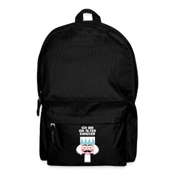 Nussknacker alter Knacker Opa Weihnachten Quote - Rucksack - Schwarz - Vorne