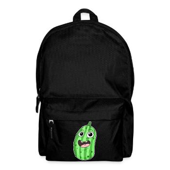 Gurke Motiv - Rucksack - Schwarz - Vorne