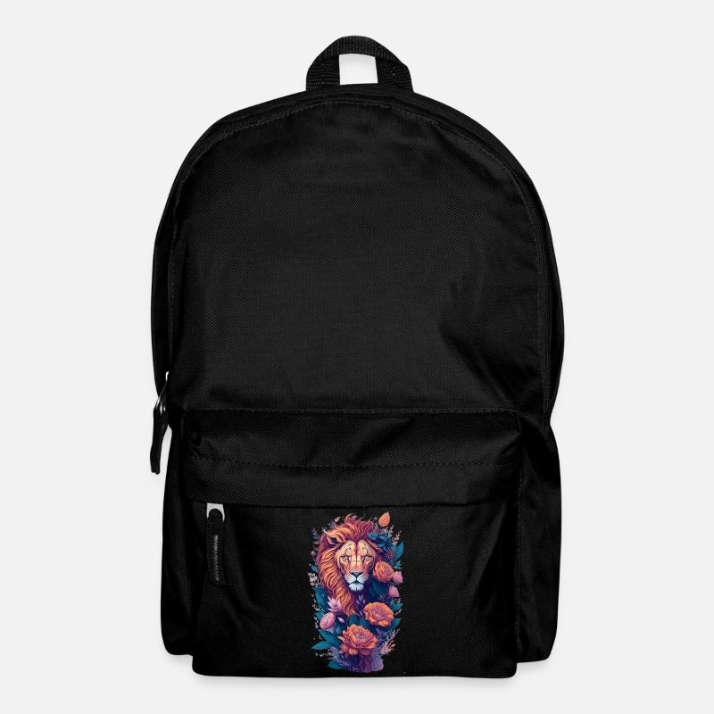Löwe - Rucksack - Schwarz