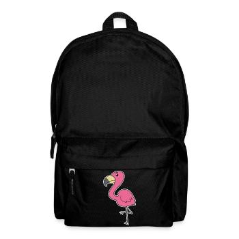 Flamingo - Rucksack - Schwarz - Vorne
