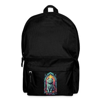 Occult Demons Cat Halloween Cats Design - Backpack - black - Front