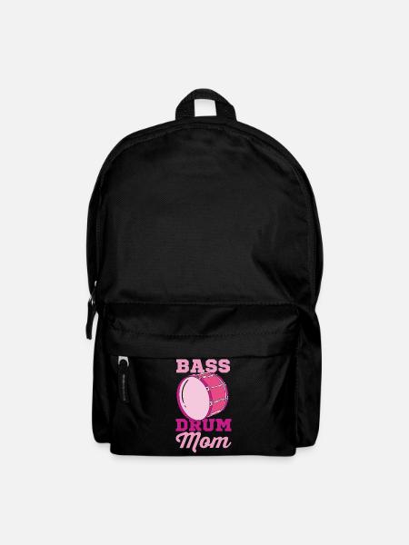 Große Trommel Mama - Rucksack - Schwarz