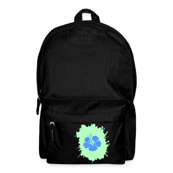 Hibiscus blobs - Backpack - black - Front