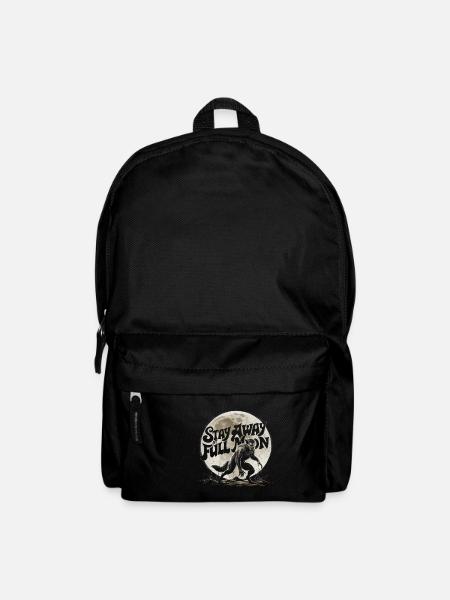Werwolf Bleib bei Vollmond fern - Rucksack - Schwarz