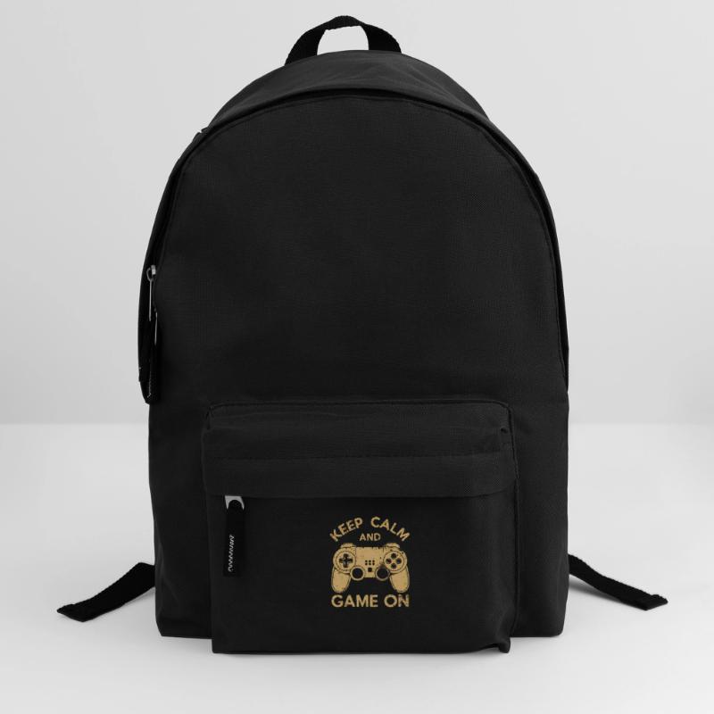 Keep calm and game on Game controller Backpack