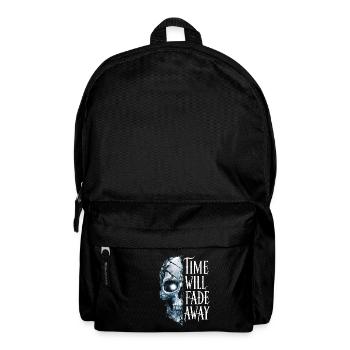 Skull time will fade away - Backpack - black - Front