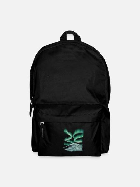 Polarlichter Nordlights - Rucksack - Schwarz