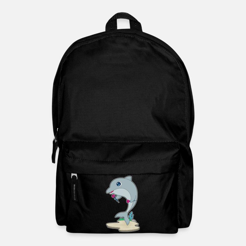 Delfin Dart Dartpfeil - Rucksack - Schwarz