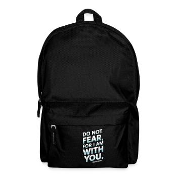 N’aie pas peur, car je suis avec toi - Ésaïe 41:10 - Sac à dos - noir - Devant