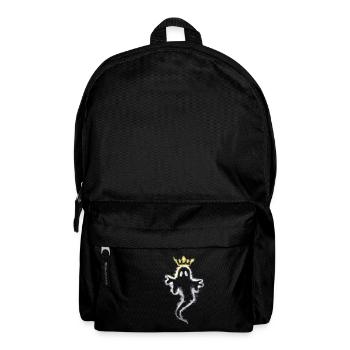 Fantôme avec une couronne - Sac à dos - noir - Devant