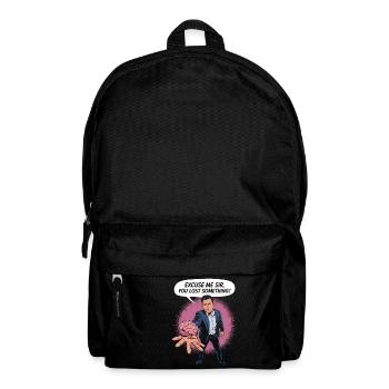 Entschuldigung, Sir, Sie haben etwas verloren Gehirn - Rucksack - Schwarz - Vorne