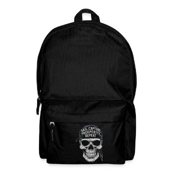 Piratensegel erobern Souveränität Wiederholung - Rucksack - Schwarz - Vorne