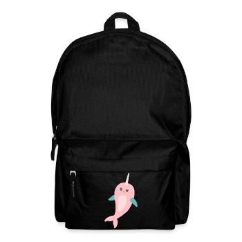Sea Unicorn Narwhal - Backpack - black - Front