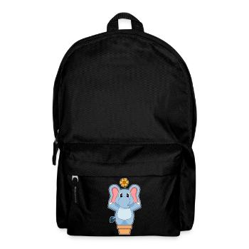 Elephant Flower - Backpack - black - Front
