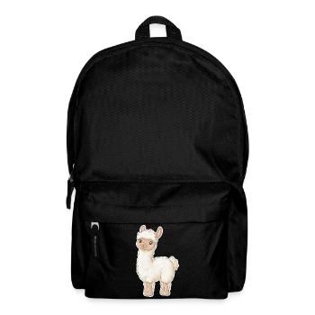 Llama Alpaca Llama Animal Gift - Backpack - black - Front
