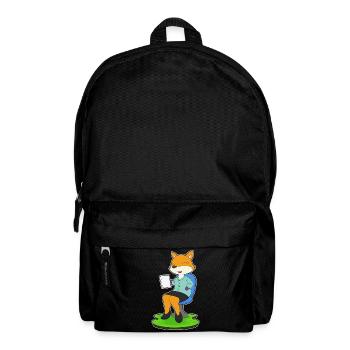 Fuchs Sekretärin Papier Büro - Rucksack - Schwarz - Vorne