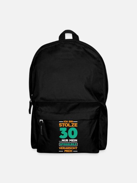 Lustiges Geburtstagsgeschenk zum 30. Geburtstag - Rucksack - Schwarz