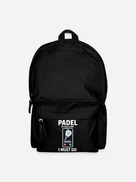 Padel ruft Padel, ich muss gehen - Rucksack - Schwarz