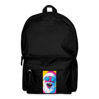 Santa Claus Portrait Christmas Art - Backpack - black - Front