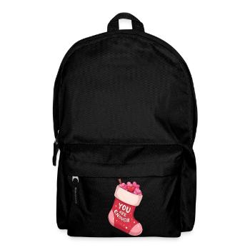 Anime Christmas Stocking You Are Enough - Backpack - black - Front