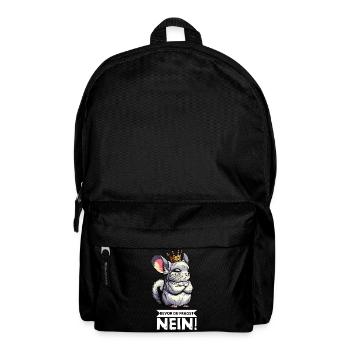 Avant que vous ne demandiez à la chinchilla, chinchilla, rongeur - Sac à dos - noir - Devant